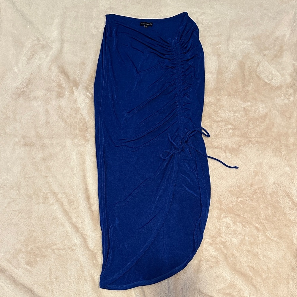 JLUXLABEL Royal Blue Maxi Skirt
